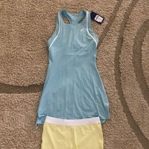 ASICS work out dress and shorts.